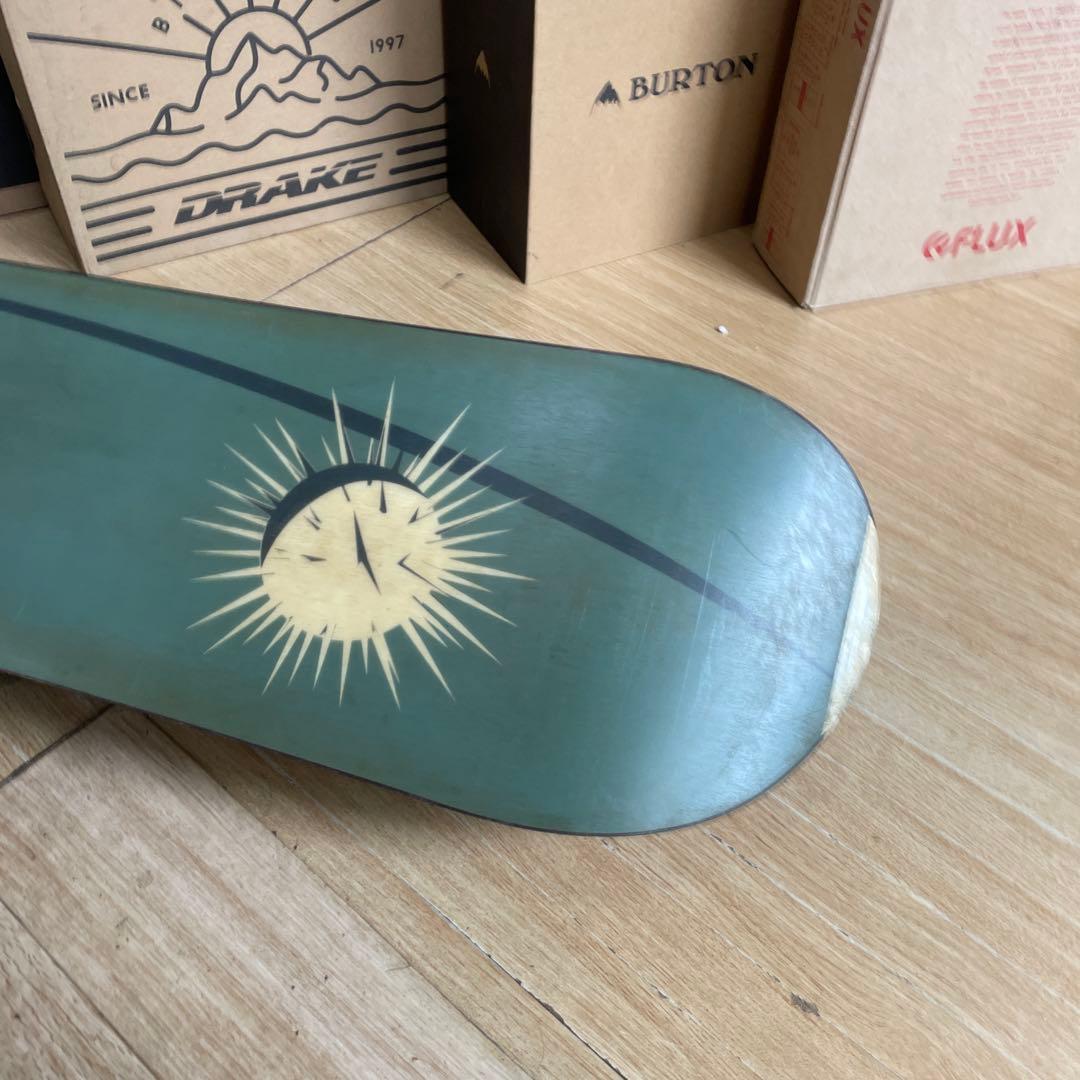 BURTON×FLUX　バートン　フラックス　バインディング付スノーボードセット