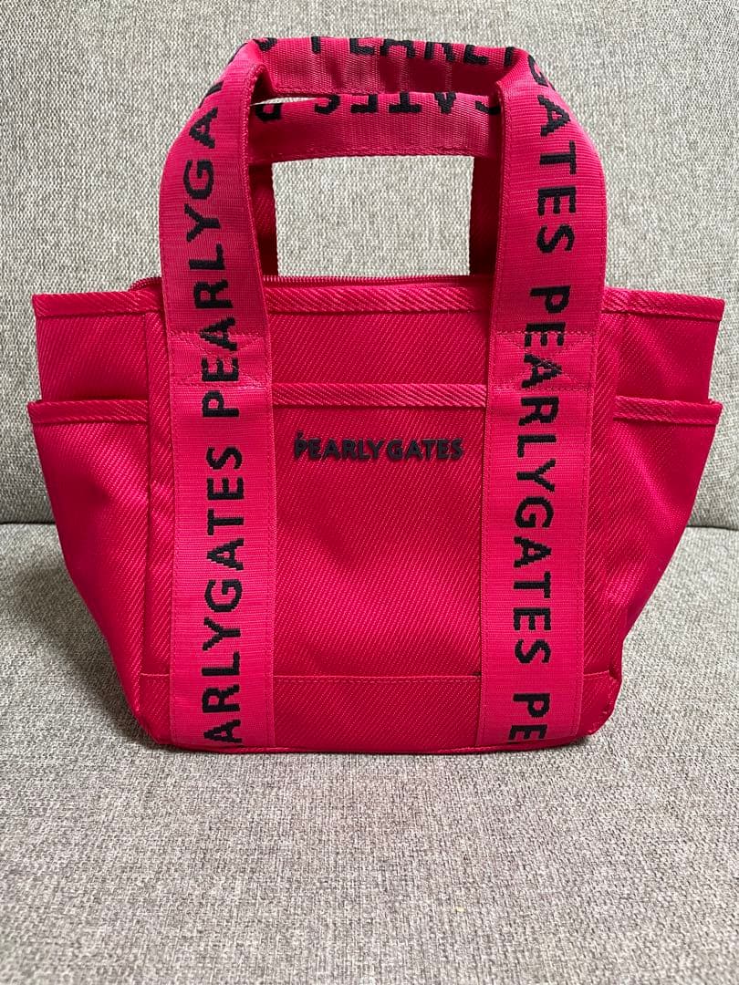 パーリーゲイツ　PEARY GATES カートバッグ　ラウンドバック ピンク