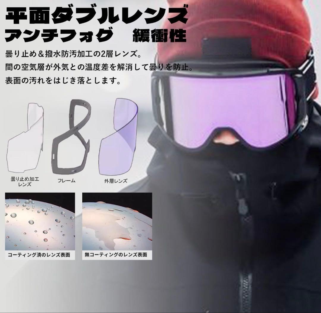 taotech レンズロックゴーグル　紫