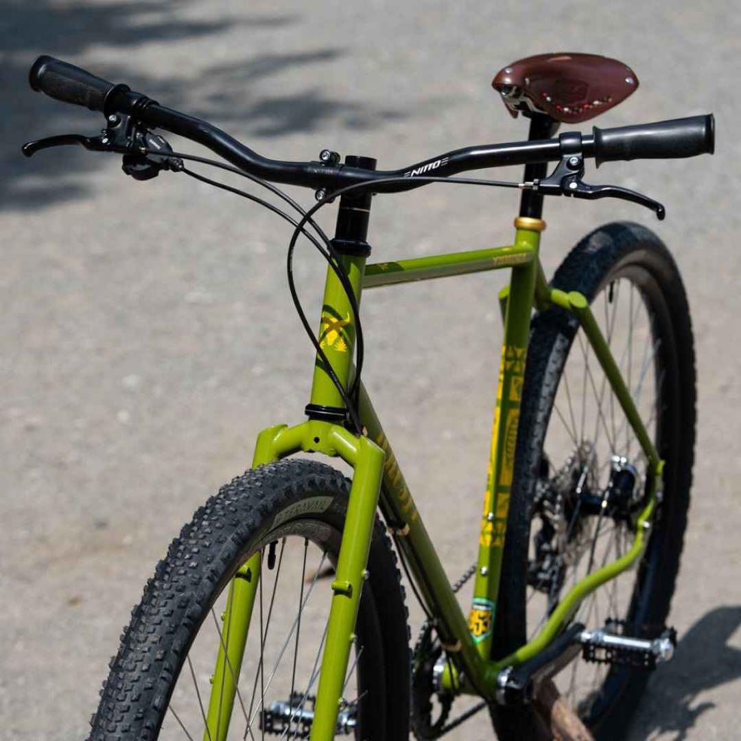 新品 NITTO sync bar フラットハンドル(black)