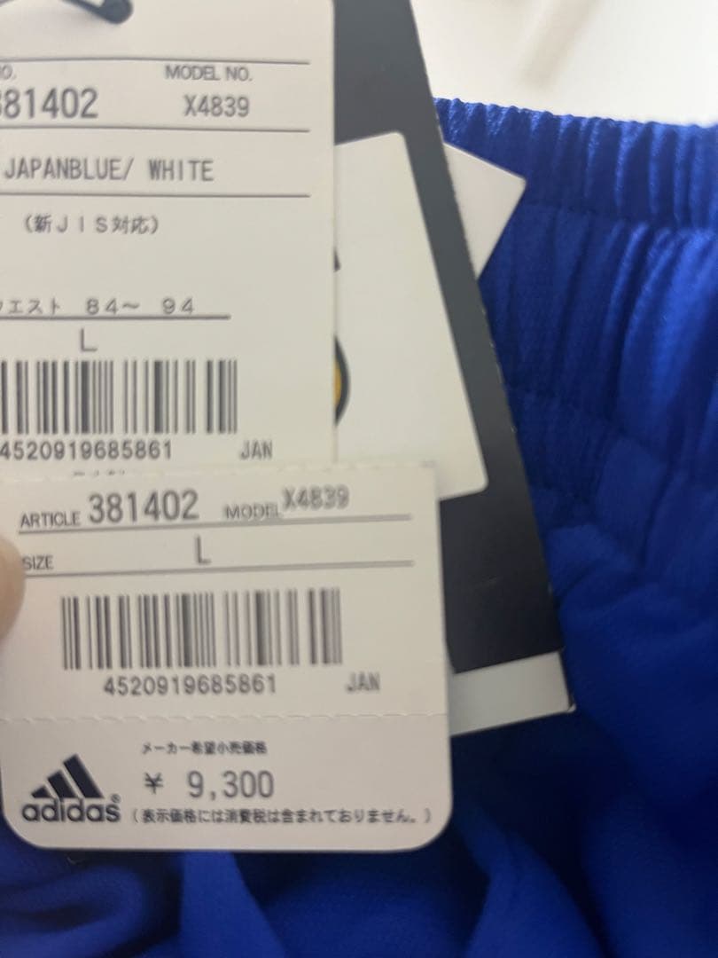 激レア　2002年日韓W杯　サッカー日本代表　トレーニングウェア　パンツ　L