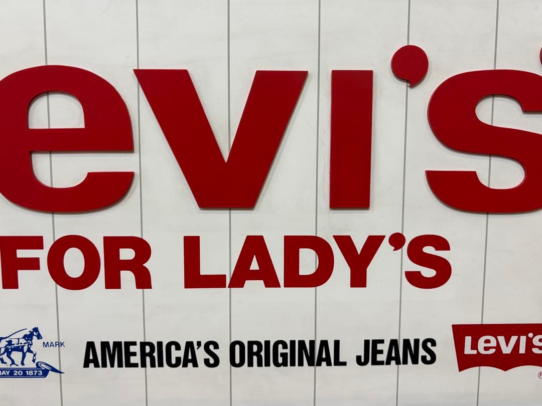 Levi's サインボード　看板