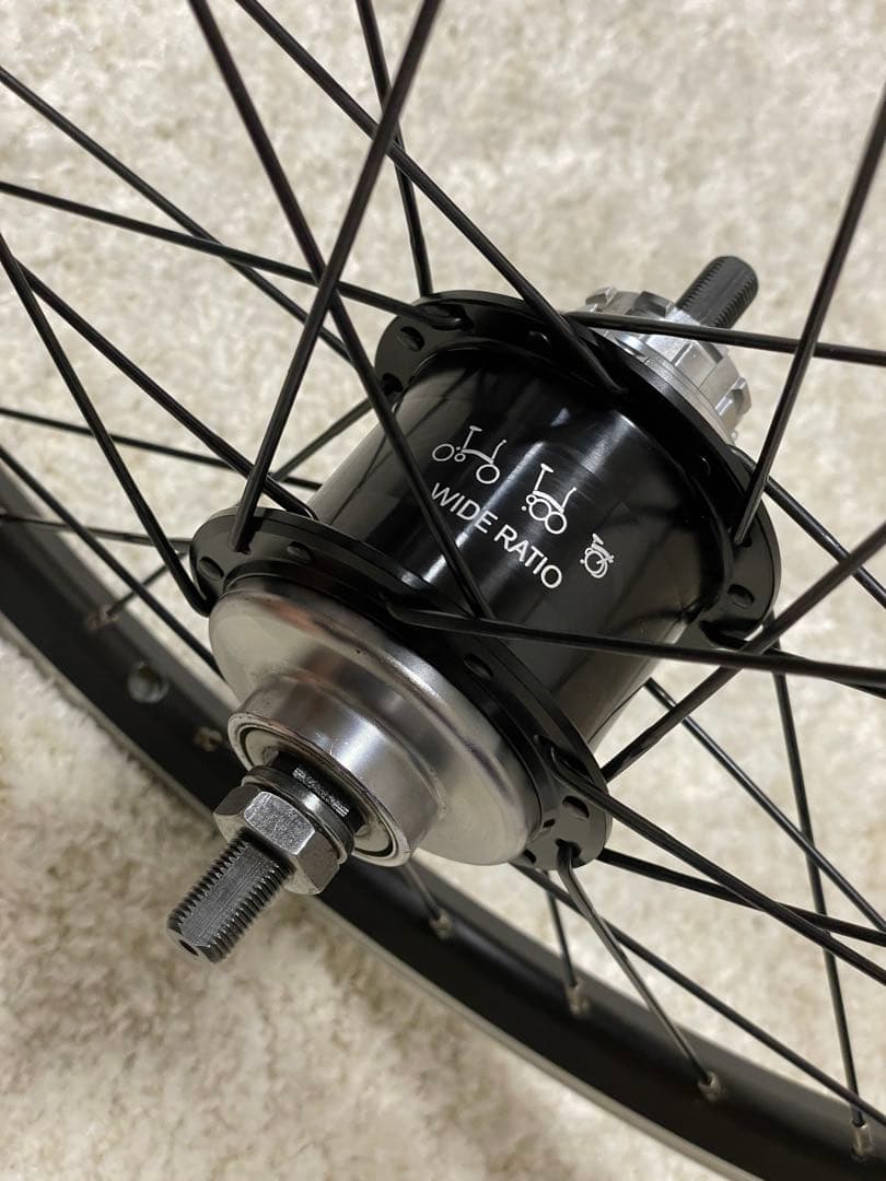 Brompton ブロンプトン 純正リアホイール 6速用 ブラック