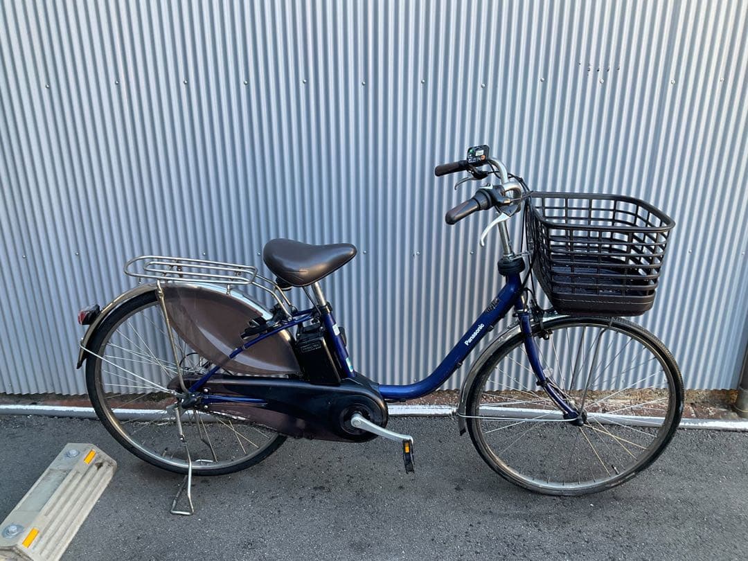 パナソニック最新機種電動アシスト自転車viviDX26インチブルーボディー