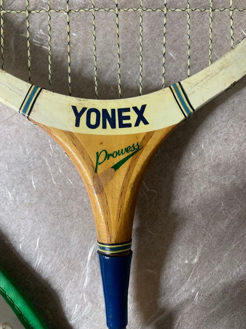 【昭和レトロ】 YONEX ヨネックス 木製 バドミントンラケット 2本セット