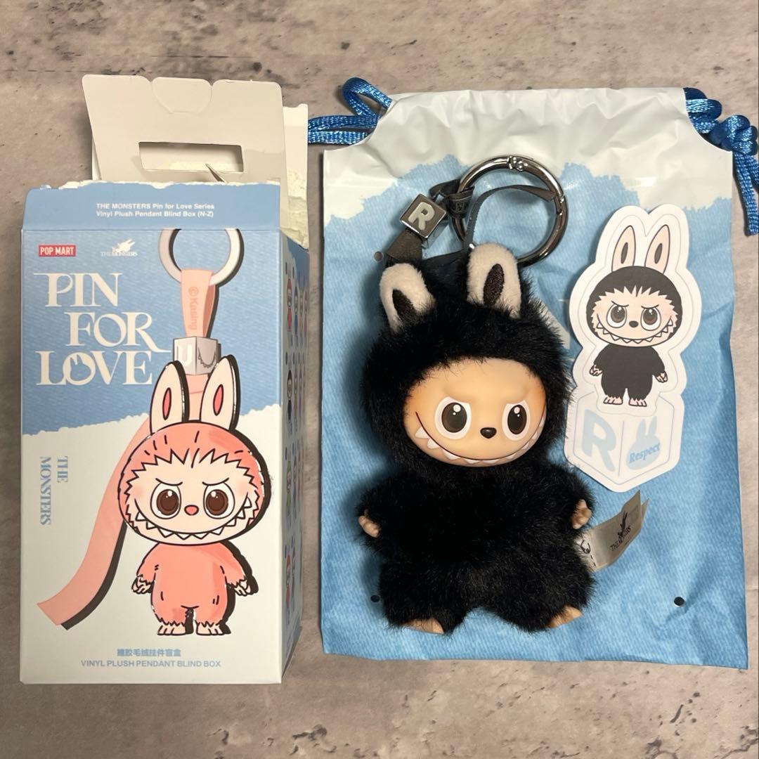 【R】ラブブ PIN FOR LOVEシリーズ ぬいぐるみ イニシャル