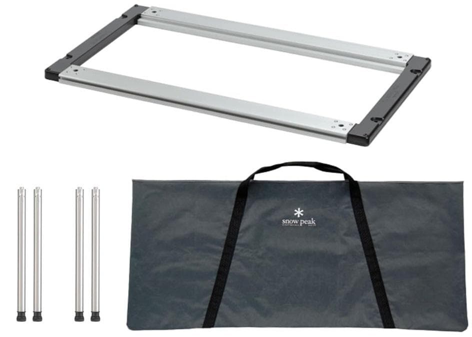 【新品】スノーピークIGT３ユニット＋400脚＋収納バック＋竹集成天板、元箱発送
