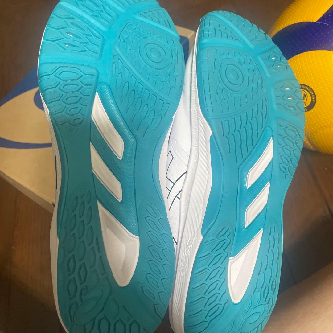 ASICS バレーボールシューズ ROTE JAPANホワイト/ブラック/ブルー