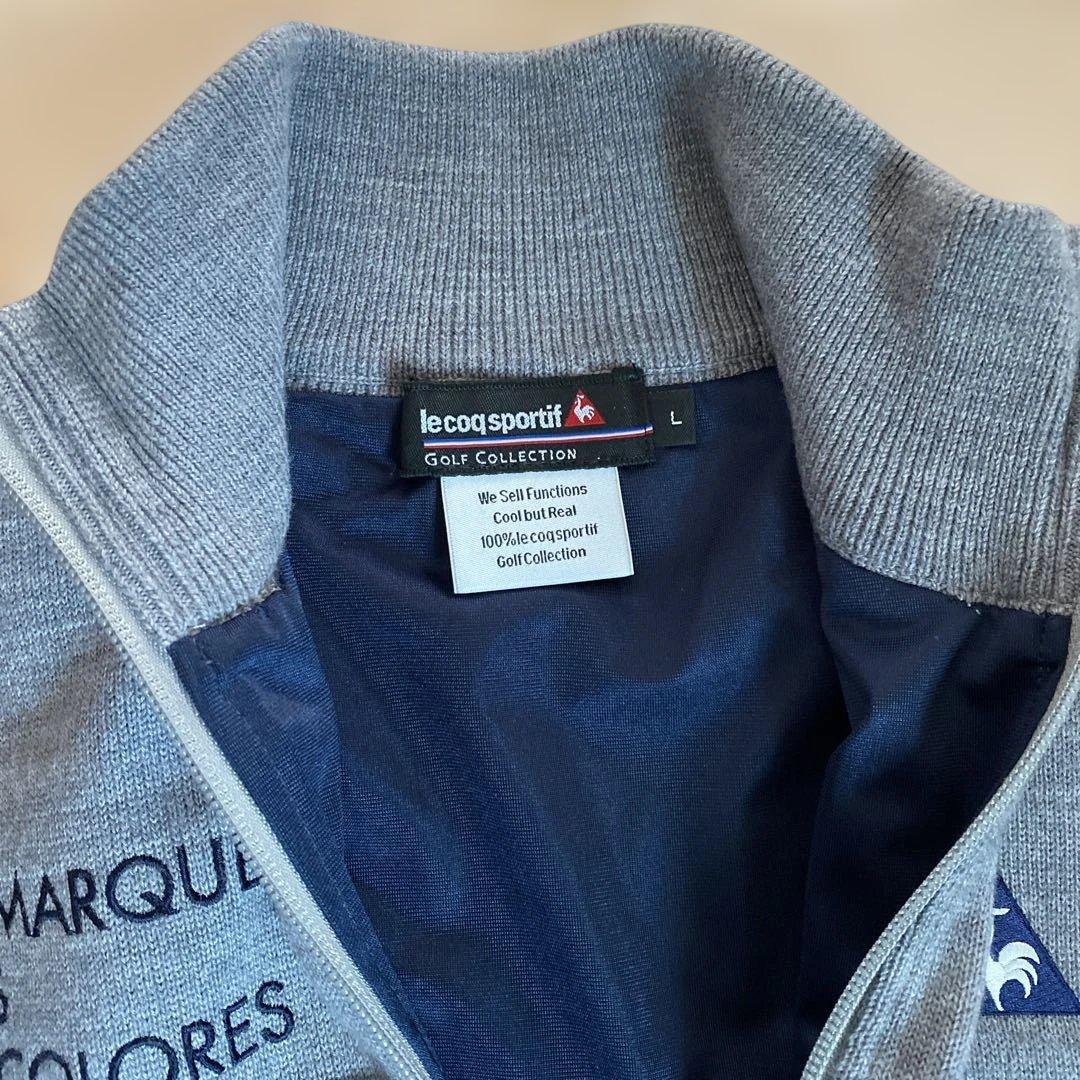 le coq sportif ゴルフコレクション セーター グレー　Ｌサイズ