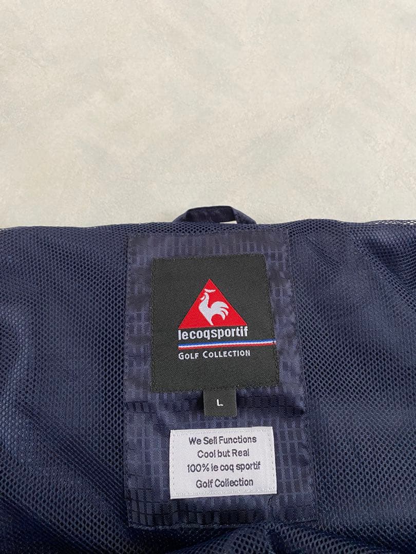 美品 le coq sportif GOLF 2WAYナイロンジャケット L