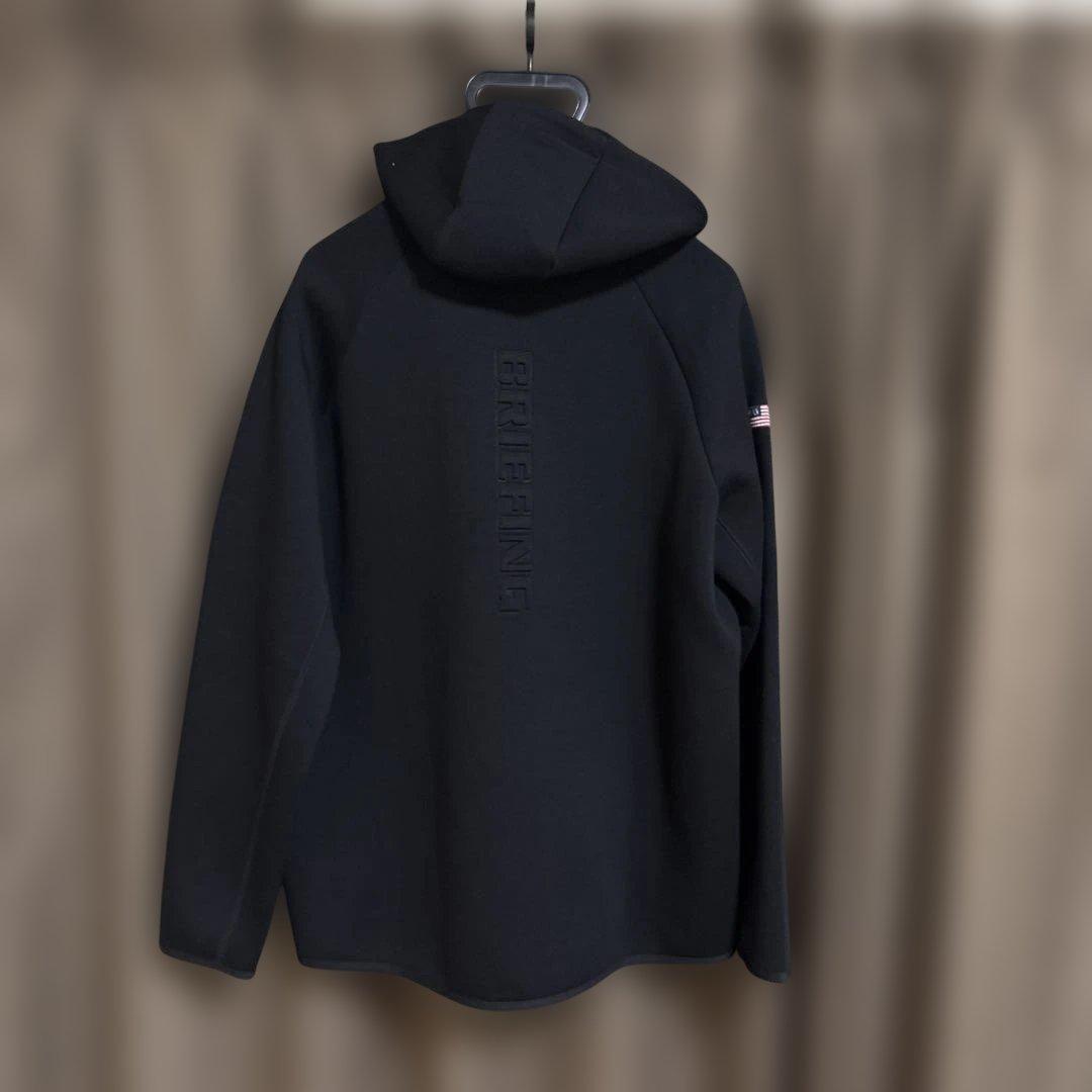 ブリーフィング　ブリーフィングゴルフ　パーカー　ストレッチ　美品　ブラック　L