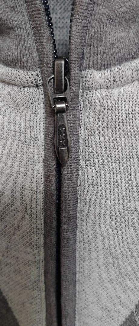 Heal Creek アーガイルベスト　48 Ｌ グレー　黒　新品　27500円