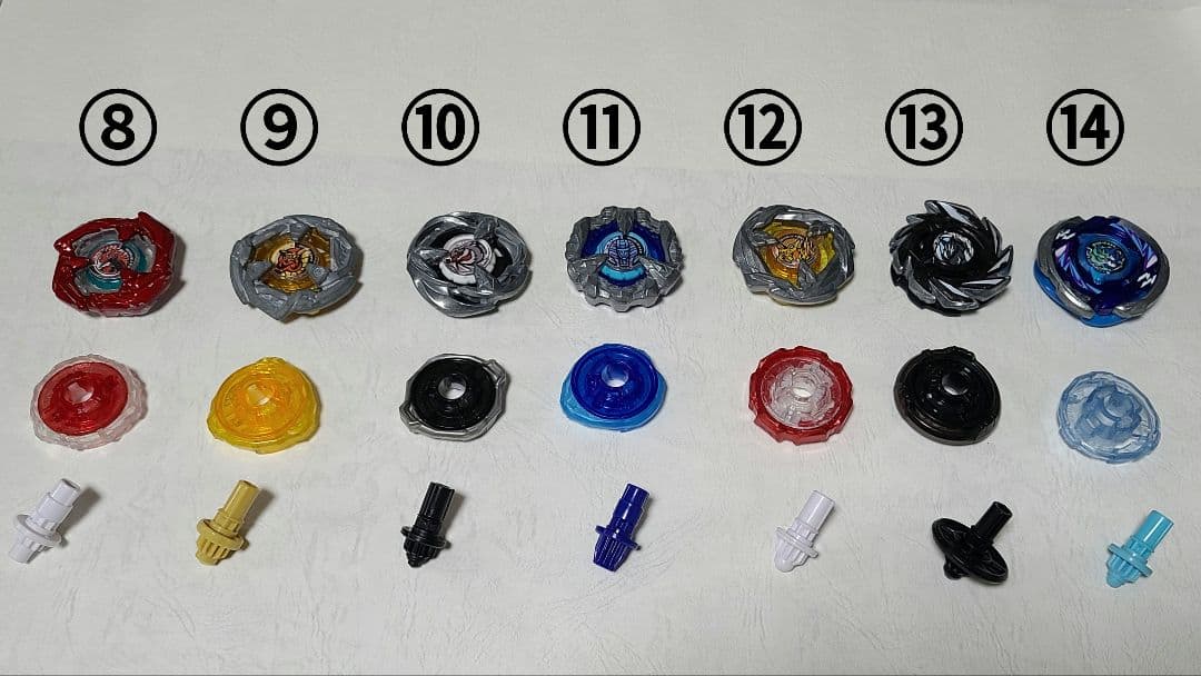 【引退品】ベイブレードXまとめ売り　ベイ18個+ツール5点+おまけセット
