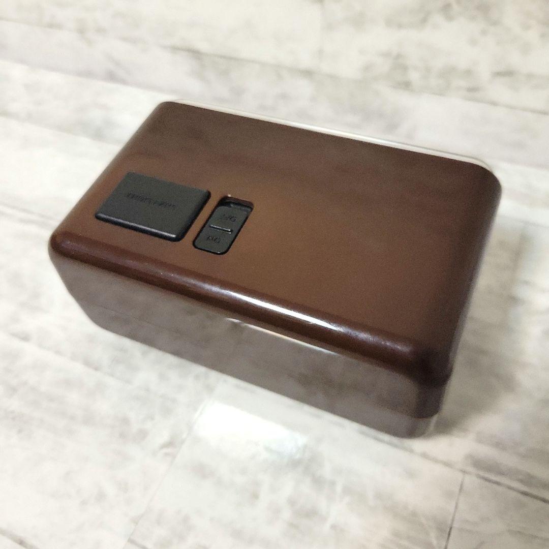 BRUNO LCD レトロアラームクロック 電波時計 BCR003 目覚まし時計