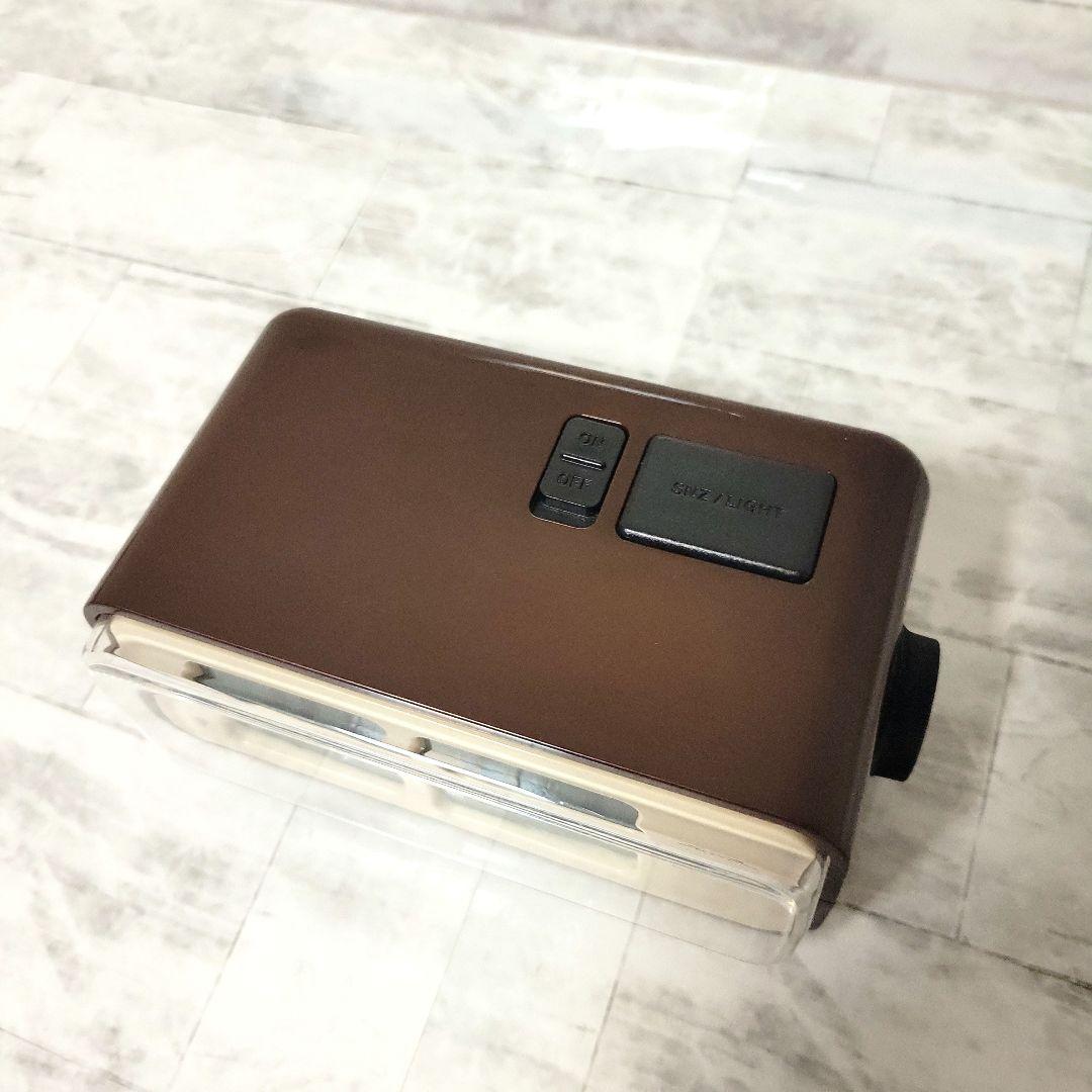 BRUNO LCD レトロアラームクロック 電波時計 BCR003 目覚まし時計