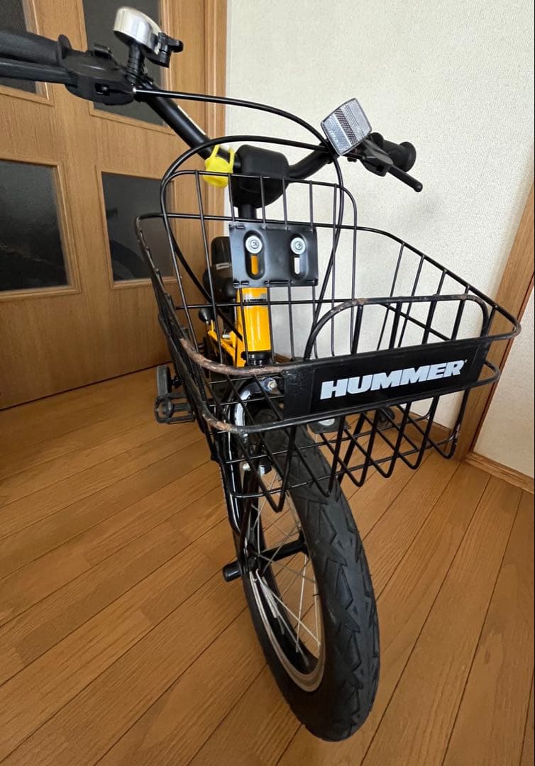 HUMMER ハマー　子ども自転車　14インチ　折りたたみ補助輪付き