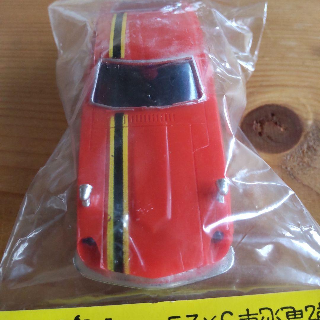 昭和レトロ BANDAI ミニカー 6台セット 赤 黄 オレンジ 新品未使用