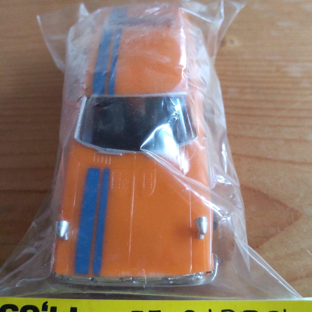 昭和レトロ BANDAI ミニカー 6台セット 赤 黄 オレンジ 新品未使用