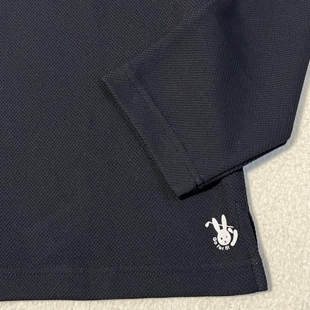 JACKBUNNY ビッグロゴモックネックゴルフシャツ◎近年モデル★超美品