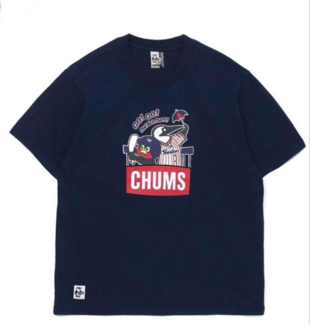 新品未開封　ヤクルトスワローズ　チャムス　コラボTシャツ　L
