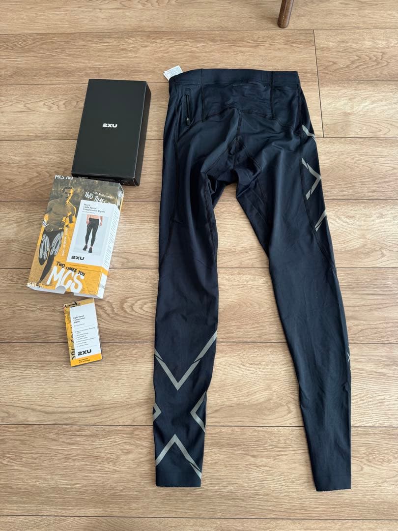 2XU MCS ロングタイツ S ランニングパンツ ブラック