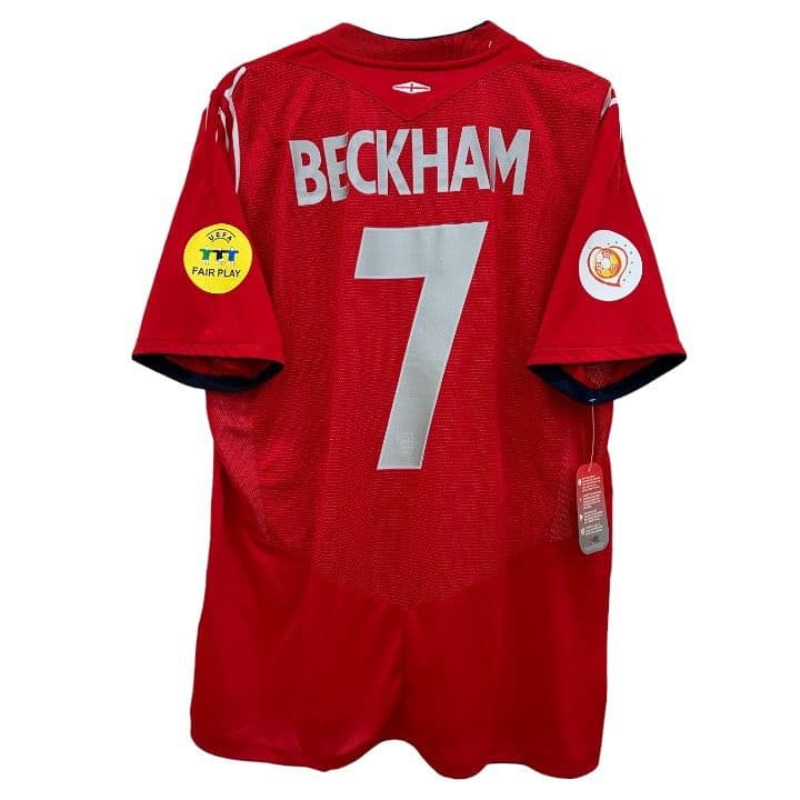 04-06 イングランド代表　ベッカム　アンブロオフィシャルユニフォーム