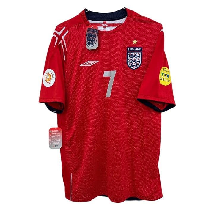 04-06 イングランド代表　ベッカム　アンブロオフィシャルユニフォーム