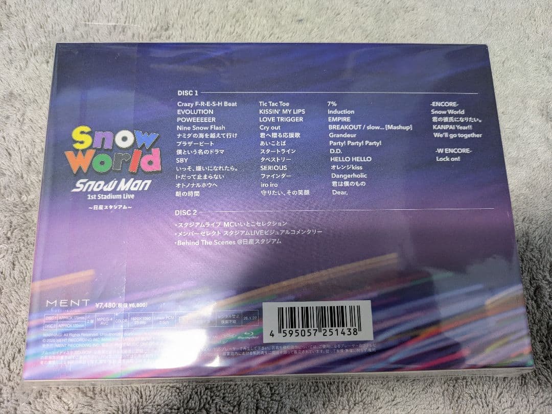 FC限定 Man  World Blu-ray