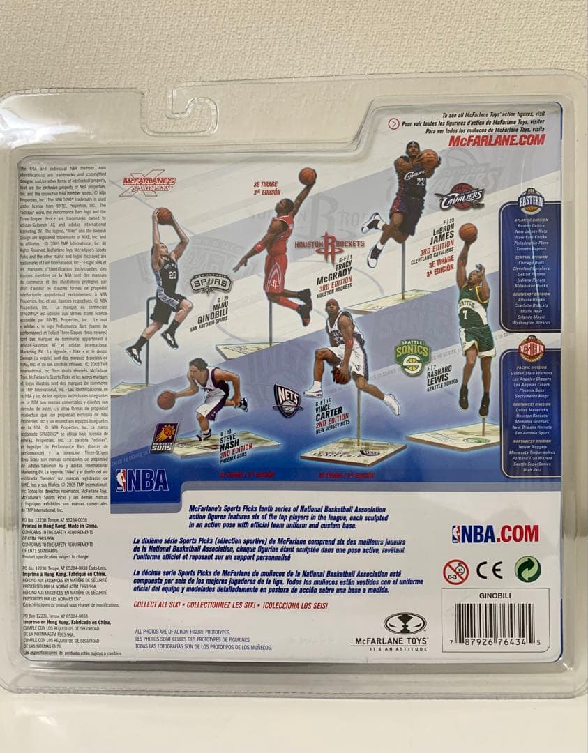 Mcfarlane マクファーレン NBAフィギュア マヌ・ジノビリ