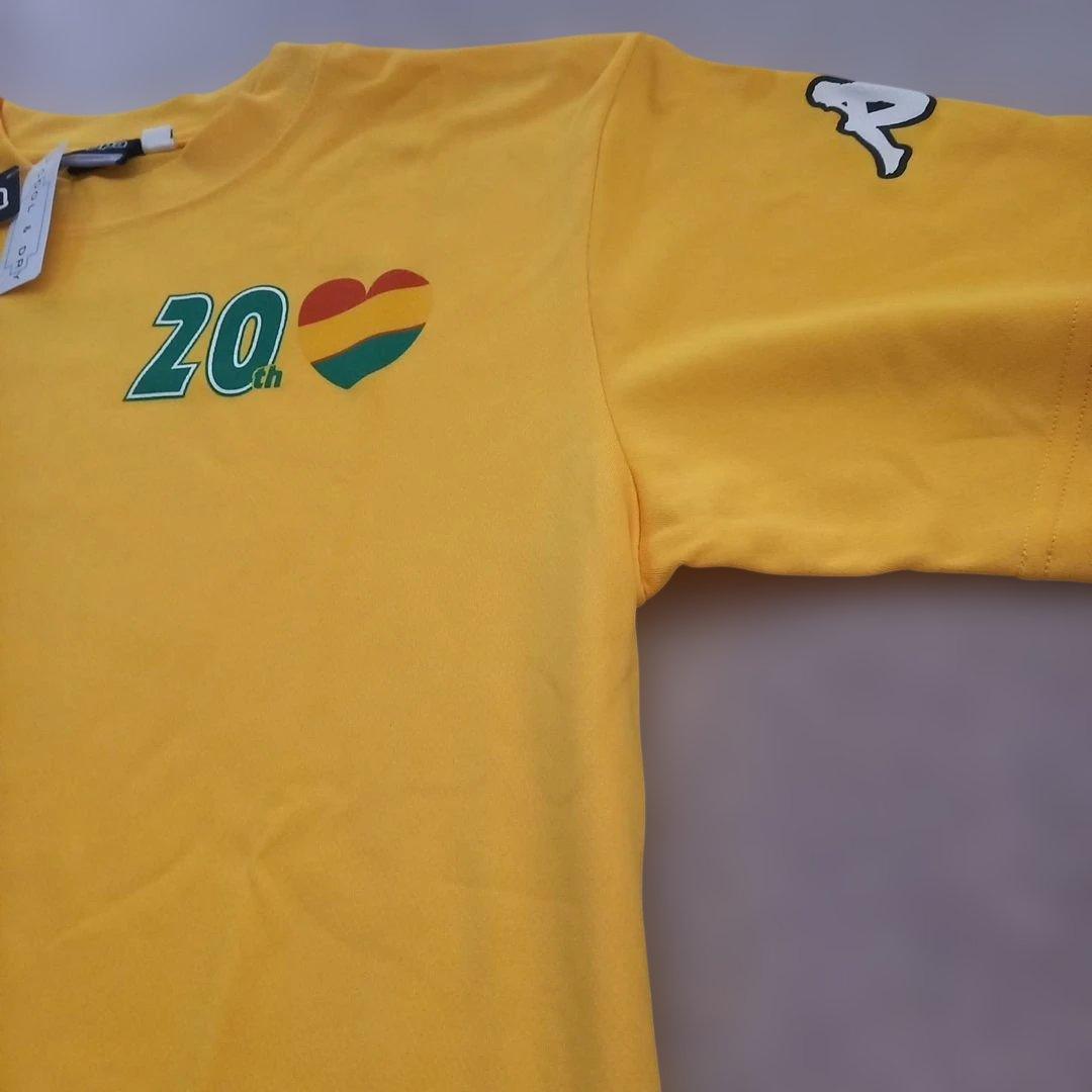 【もーもさん検討用】カッパ ジェフ市原・千葉 20th記念Tシャツ Lサイズ 黄