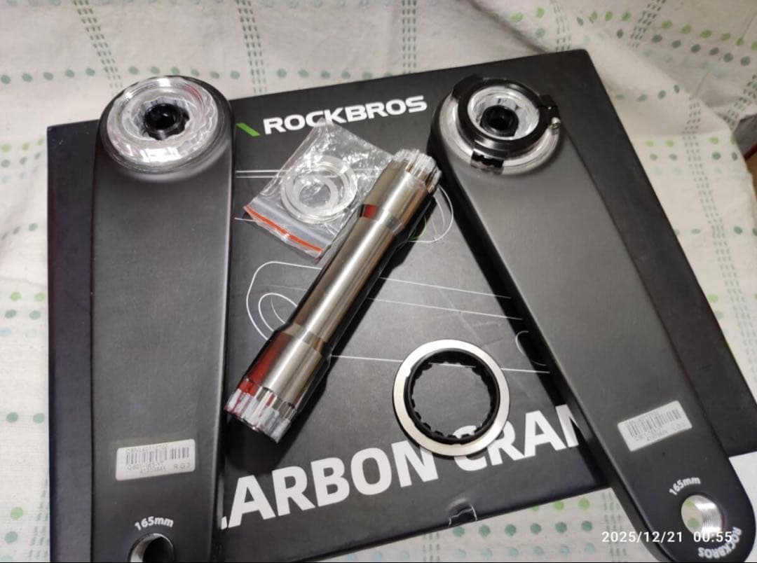 ROCKBROS カーボンクランク　165mm ロックブロス