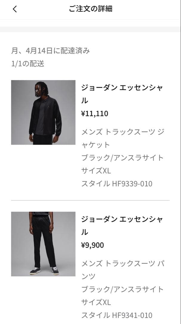 【美品】ジョーダン エッセッンシャル ジャージ 上下セット XL