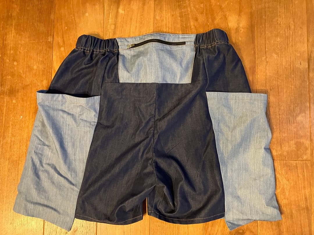 【RYOGON】DENIM BIG POCKET SHORTS
