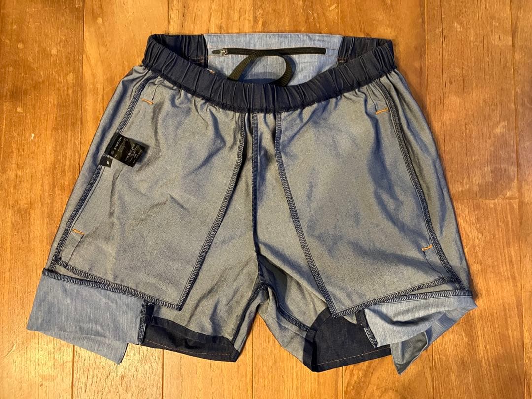 【RYOGON】DENIM BIG POCKET SHORTS