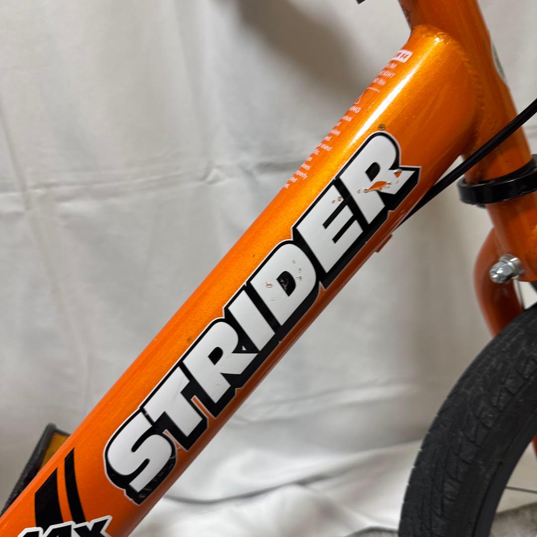 B138 STRIDER ストライダー14X オレンジ ペダル付 スタンド付