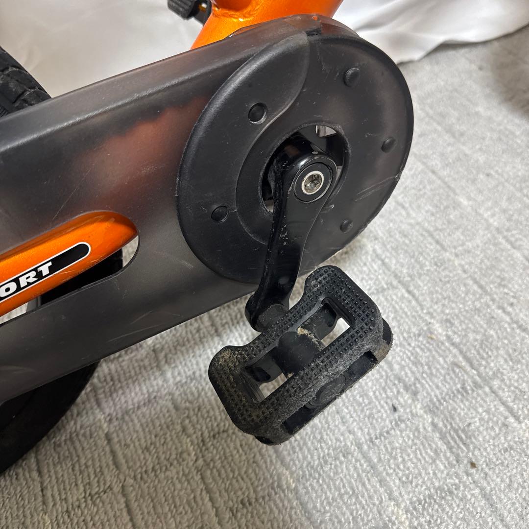 B138 STRIDER ストライダー14X オレンジ ペダル付 スタンド付