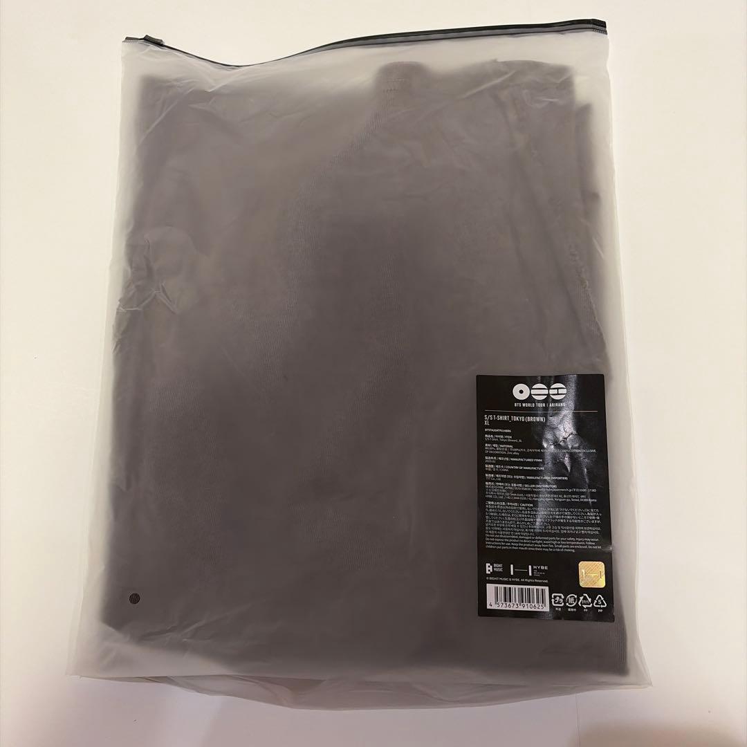 BTS ARIRANG アリラン ツアーグッズ Tシャツ ブラウン 茶 XL