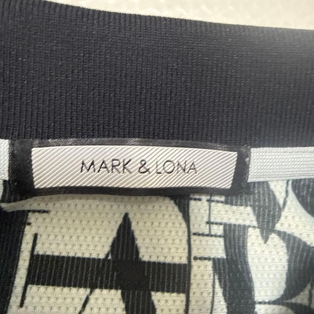 MARK & LONA ロゴプリントポロシャツ