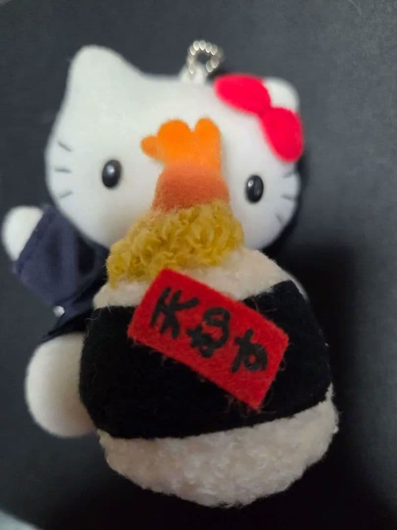 ご当地キティ 名古屋 天むす キーホルダー ぬいぐるみ