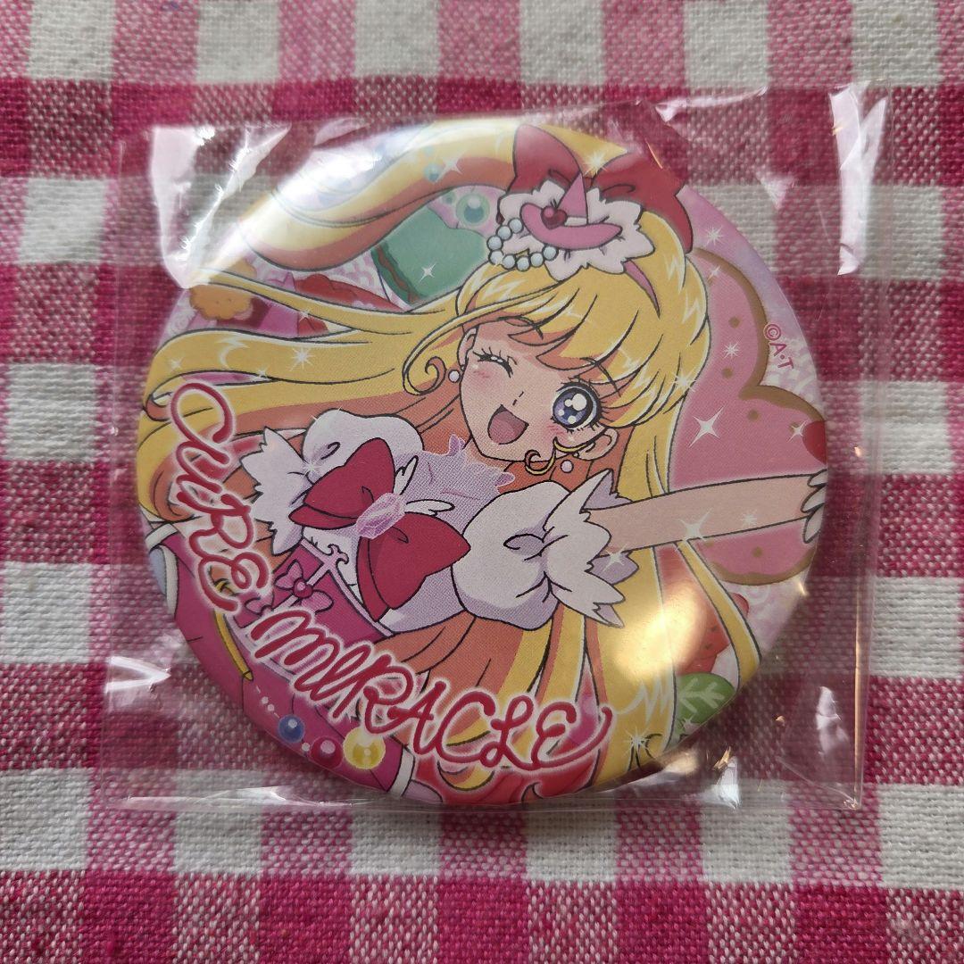魔法つかいプリキュア！　バースデー　スイーツ　ドでか缶バッジ　キュアミラクル