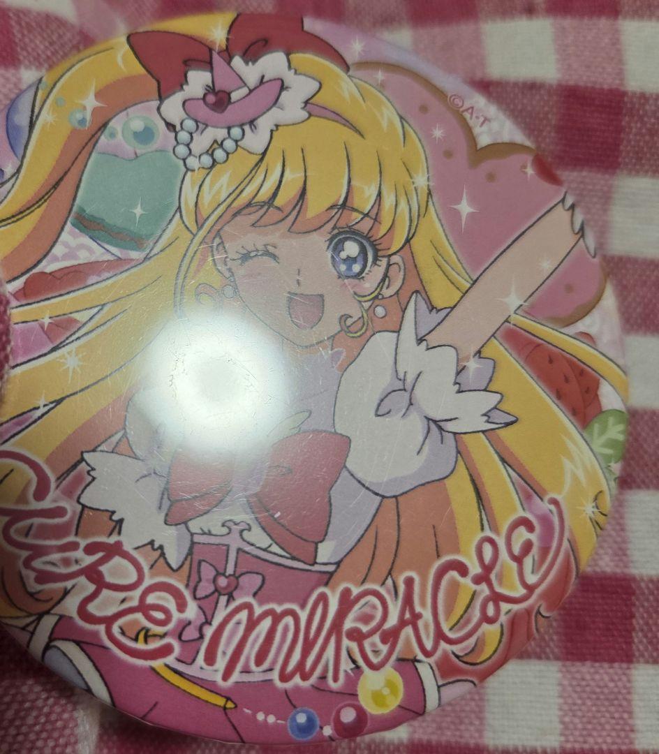 魔法つかいプリキュア！　バースデー　スイーツ　ドでか缶バッジ　キュアミラクル