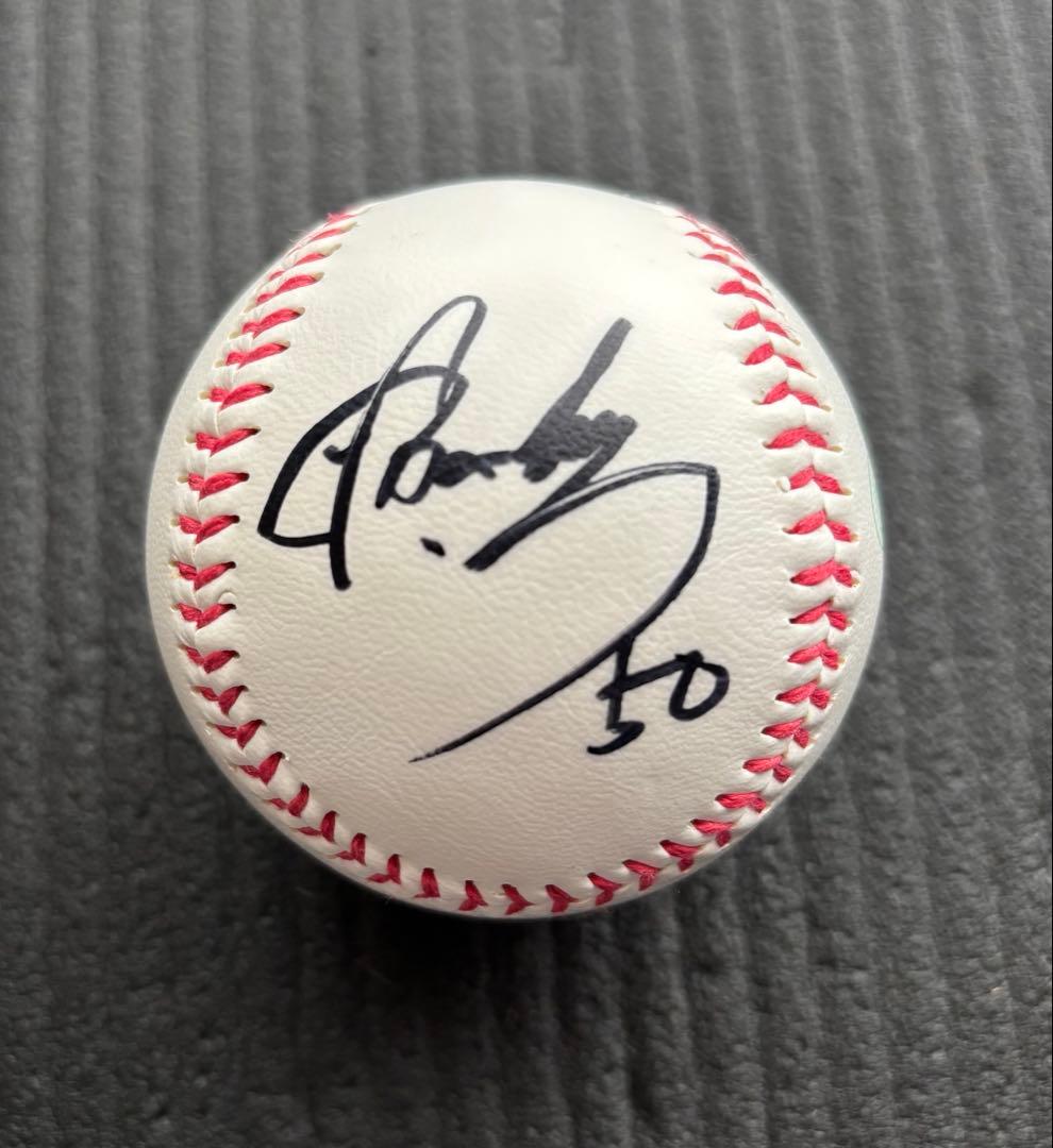 元ソフトバンク ホークス #50 板東湧梧 ユニフォーム直筆サイン入り他5点