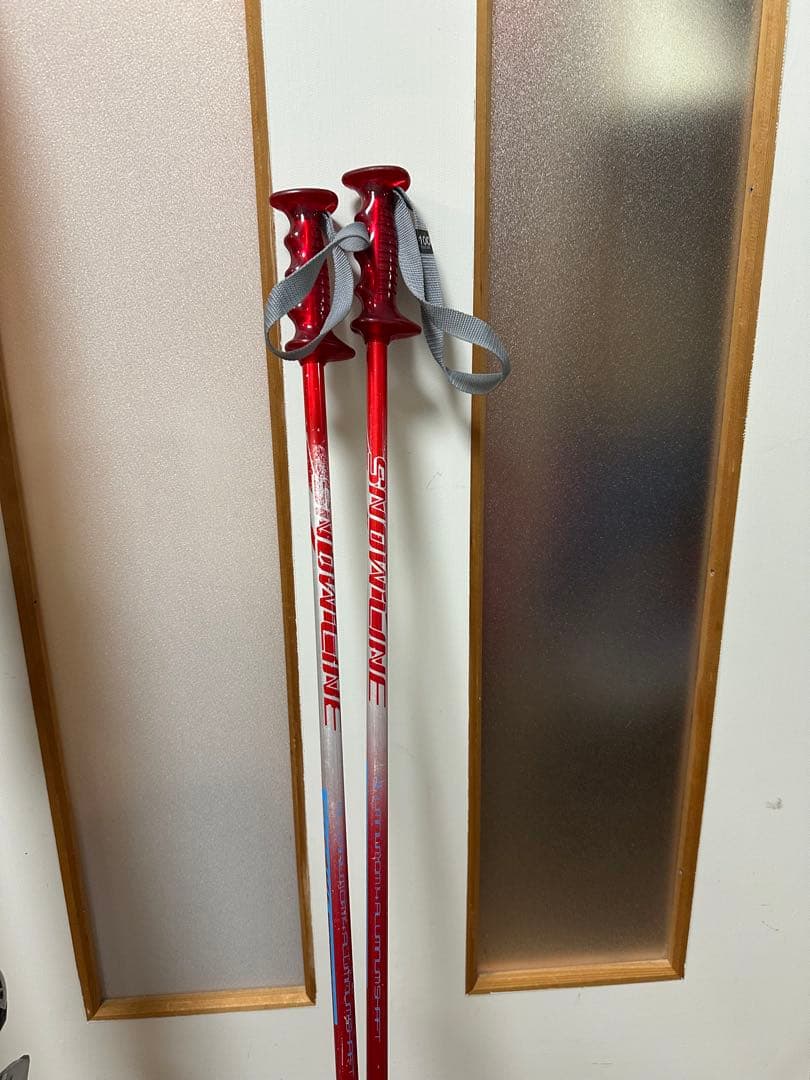 Nishizawa スキー板123cm,ブーツ22.5cm,ストック110cm