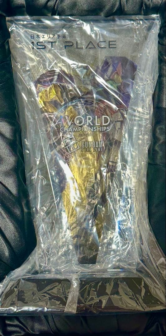 ガンダムカードゲームWCS25-26エリア予選大会 優勝トロフィー&プレイマット