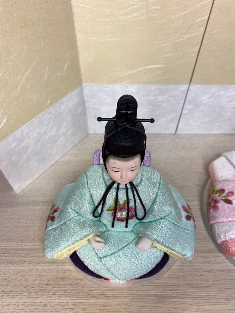 東京久月　木目込人形　ほのか　親王飾り・頭：杉田明十志　原作・木目込：新井久夫