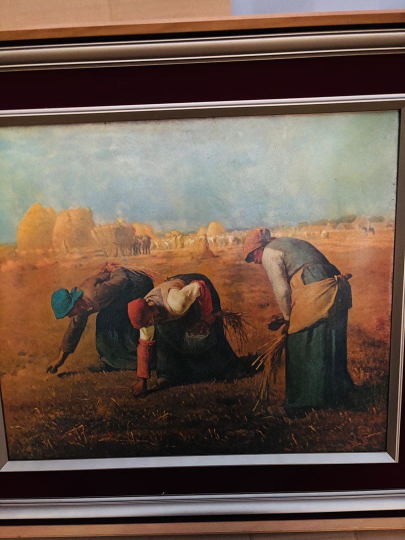 ミレー［世界の名画コレクション］『落穂拾い』複製画 人物画 田園 バルビゾン派