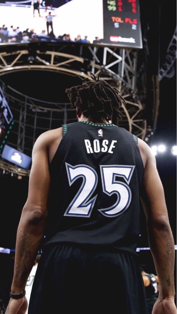 デリックローズ 25 TIMBERWOLVES ウォームアップウェア　NBA
