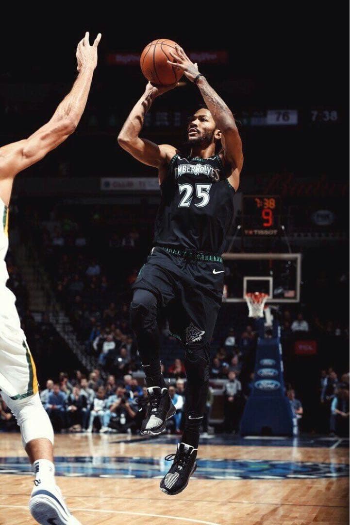 デリックローズ 25 TIMBERWOLVES ウォームアップウェア　NBA