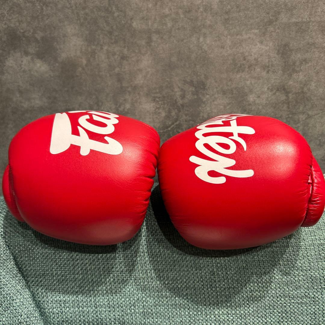 未使用 BVG19 Fairtex フェアテックス グローブ 10oz 赤
