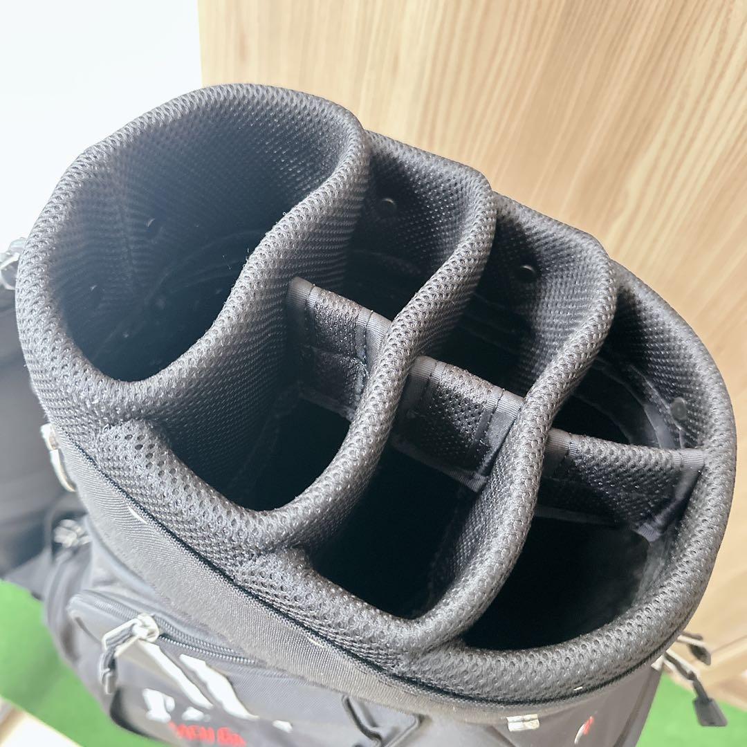 美品 ミズノ キャディバッグ FINALIST 9.5型 7分割 ブラック 軽量